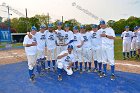 Baseball vs Babson  Wheaton College Baseball players celebrate their victory over Babson to win the NEWMAC Championship for the third year in a row. - (Photo by Keith Nordstrom) : Wheaton, baseball, NEWMAC